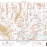 United States Geological Survey Las Vegas, NV-AZ-CA (1954, 250000-Scale) digital map