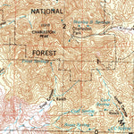 United States Geological Survey Las Vegas, NV-AZ-CA (1954, 250000-Scale) digital map