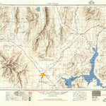 United States Geological Survey Las Vegas, NV-AZ-CA (1957, 250000-Scale) digital map