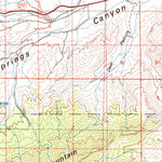 United States Geological Survey Las Vegas, NV-CA (V1, 1986) digital map