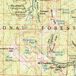 United States Geological Survey Las Vegas, NV-CA (V1, 1986) digital map