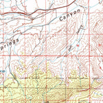 United States Geological Survey Las Vegas, NV-CA (V3, 1986) digital map