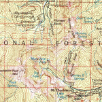 United States Geological Survey Las Vegas, NV-CA (V3, 1986) digital map