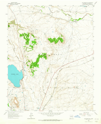 United States Geological Survey Las Vegas NW, NM (1963, 24000-Scale) digital map