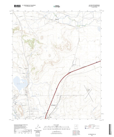 United States Geological Survey Las Vegas NW, NM (2023, 24000-Scale) digital map