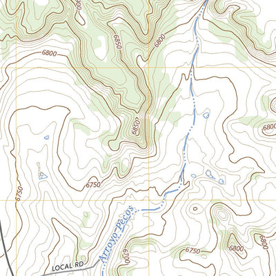 United States Geological Survey Las Vegas NW, NM (2023, 24000-Scale) digital map