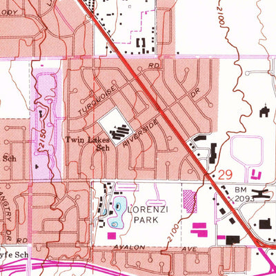 United States Geological Survey Las Vegas NW, NV (1967, 24000-Scale) digital map
