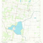 United States Geological Survey Lasara, TX (1957, 24000-Scale) digital map