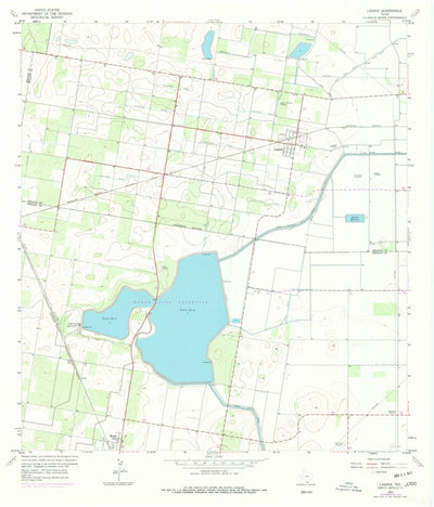 United States Geological Survey Lasara, TX (1957, 24000-Scale) digital map