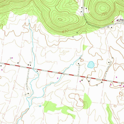 United States Geological Survey Lascassas, TN (1957, 24000-Scale) digital map