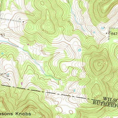 United States Geological Survey Lascassas, TN (1957, 24000-Scale) digital map
