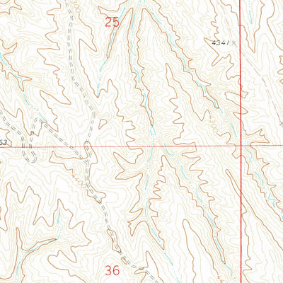 United States Geological Survey Laskie Draw, WY (1972, 24000-Scale) digital map