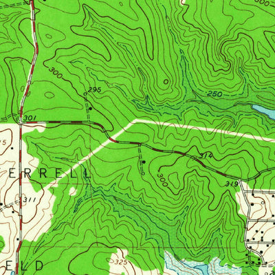 United States Geological Survey Lassater, TX (1961, 24000-Scale) digital map