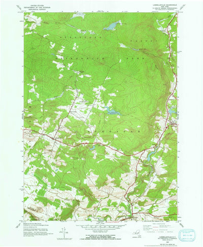 United States Geological Survey Lassellsville, NY (1945, 24000-Scale) digital map