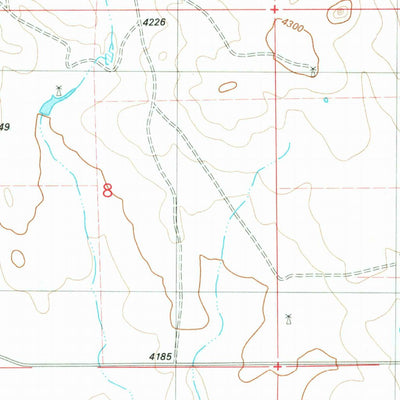 United States Geological Survey Lassen Creek, WY (1982, 24000-Scale) digital map