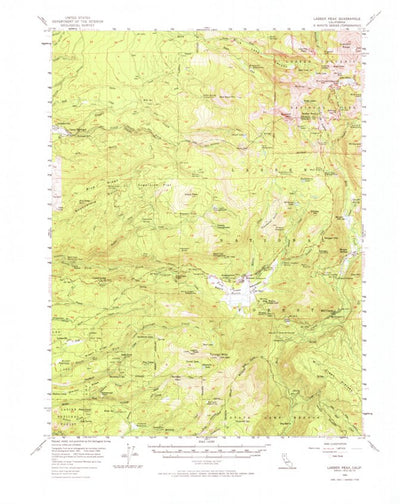 United States Geological Survey Lassen Peak, CA (1956, 62500-Scale) digital map