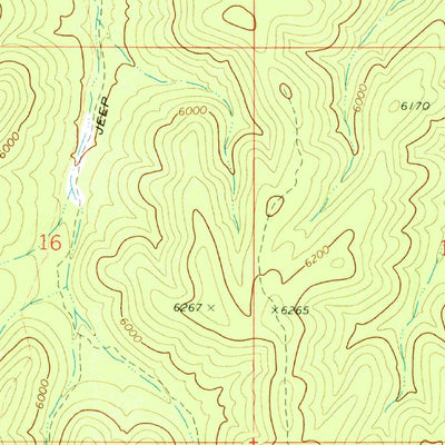 United States Geological Survey Last Chance Canyon, AZ (1971, 24000-Scale) digital map
