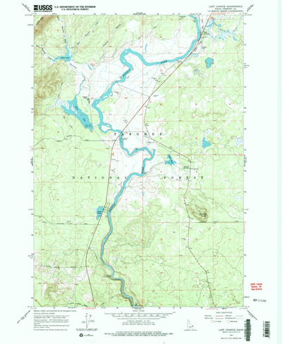 United States Geological Survey Last Chance, ID (1964, 24000-Scale) digital map
