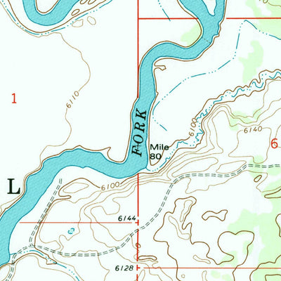 United States Geological Survey Last Chance, ID (1964, 24000-Scale) digital map