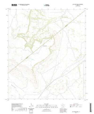 United States Geological Survey Last Chance Mesa, TX (2022, 24000-Scale) digital map