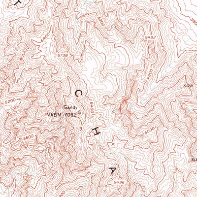 United States Geological Survey Last Chance Range, CA-NV (1958, 62500-Scale) digital map