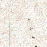 United States Geological Survey Last Chance Range SE, CA (1987, 24000-Scale) digital map