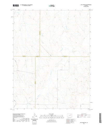 United States Geological Survey Last Chance SW, CO (2022, 24000-Scale) digital map
