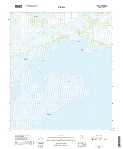 United States Geological Survey Latania Lake, LA (2020, 24000-Scale) digital map