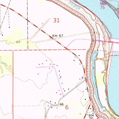 United States Geological Survey Latanier, LA (1972, 24000-Scale) digital map