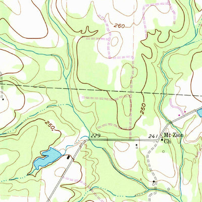 United States Geological Survey Latex, TX-LA (1962, 24000-Scale) digital map