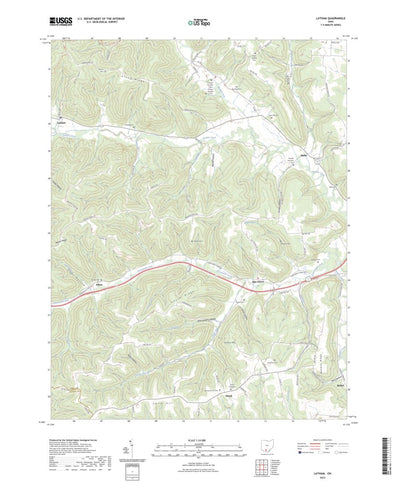 United States Geological Survey Latham, OH (2023, 24000-Scale) digital map
