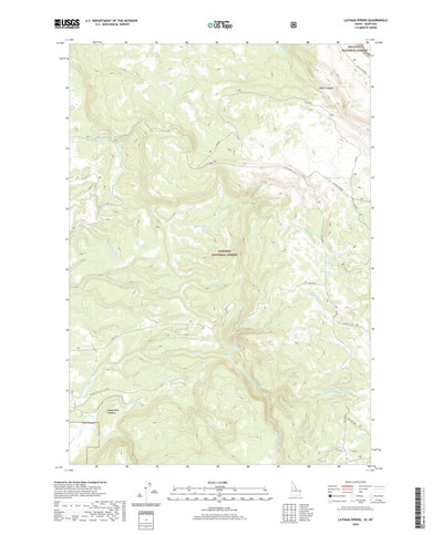 United States Geological Survey Latham Spring, ID (2020, 24000-Scale) digital map