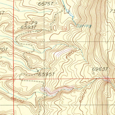 United States Geological Survey Latham Spring, ID-MT (1986, 24000-Scale) digital map