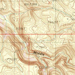 United States Geological Survey Latham Spring, ID-MT (1986, 24000-Scale) digital map
