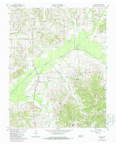 United States Geological Survey Latham, TN (1956, 24000-Scale) digital map