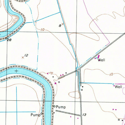 United States Geological Survey Lathrop, CA (1996, 24000-Scale) digital map