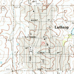 United States Geological Survey Lathrop, MO (1984, 24000-Scale) digital map
