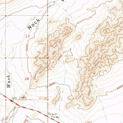 United States Geological Survey Lathrop Wells, NV (1961, 62500-Scale) digital map
