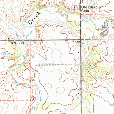 United States Geological Survey Latimer, IA (1972, 24000-Scale) digital map