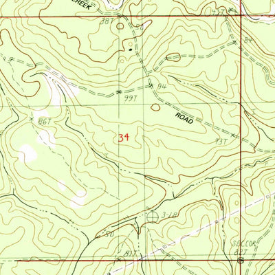 United States Geological Survey Latimer, MS (1982, 24000-Scale) digital map