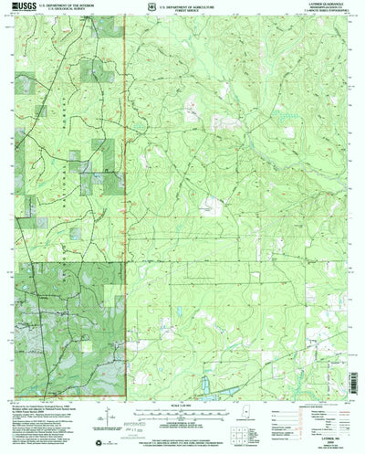 United States Geological Survey Latimer, MS (2000, 24000-Scale) digital map