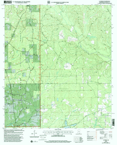 United States Geological Survey Latimer, MS (2000, 24000-Scale) digital map