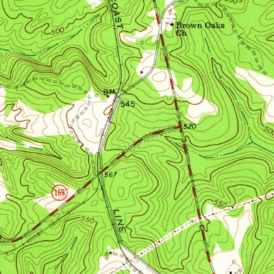 United States Geological Survey Latimer, SC (1964, 24000-Scale) digital map