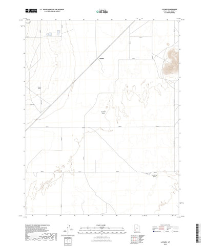 United States Geological Survey Latimer, UT (2023, 24000-Scale) digital map
