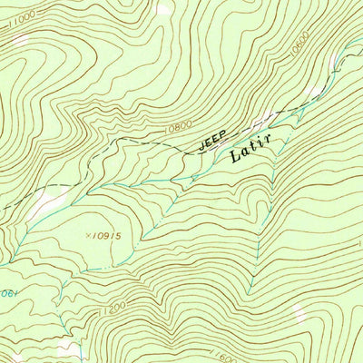 United States Geological Survey Latir Peak, NM (1963, 24000-Scale) digital map