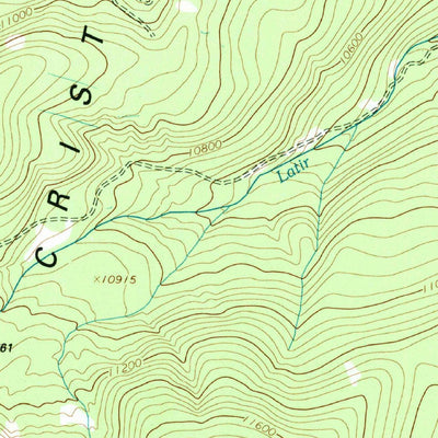 United States Geological Survey Latir Peak, NM (1995, 24000-Scale) digital map