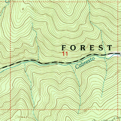 United States Geological Survey Latir Peak, NM (1995, 24000-Scale) digital map
