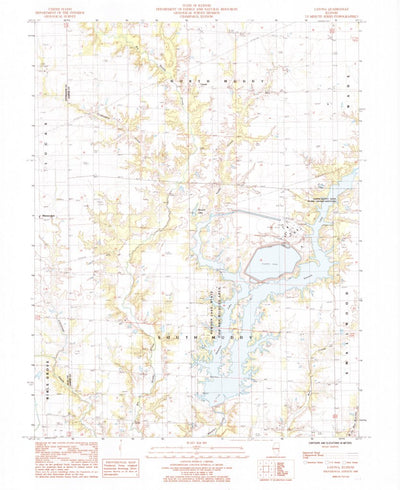 United States Geological Survey Latona, IL (1985, 24000-Scale) digital map