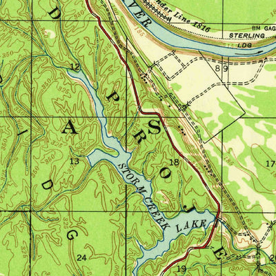 United States Geological Survey Latour, AR-MS (1939, 62500-Scale) digital map