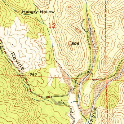 United States Geological Survey Latrobe, CA (1950, 24000-Scale) digital map